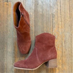 Lucky Brand Women's Suede Laidem Bootie ~ sz 6